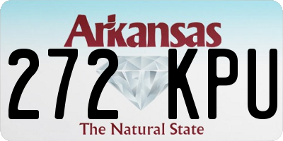 AR license plate 272KPU