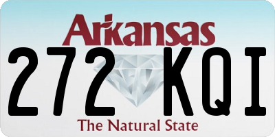 AR license plate 272KQI