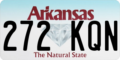 AR license plate 272KQN