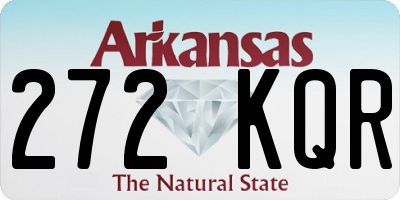 AR license plate 272KQR