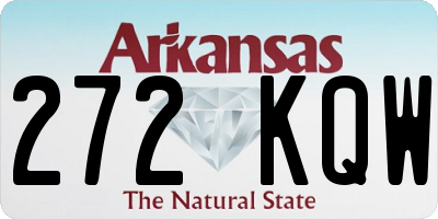 AR license plate 272KQW