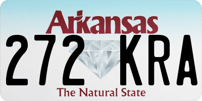 AR license plate 272KRA
