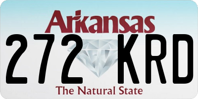 AR license plate 272KRD