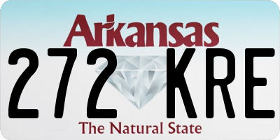 AR license plate 272KRE