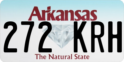 AR license plate 272KRH