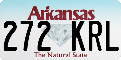 AR license plate 272KRL