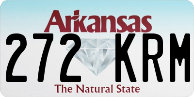AR license plate 272KRM
