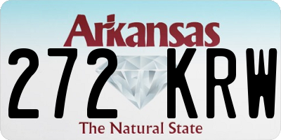 AR license plate 272KRW