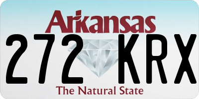 AR license plate 272KRX