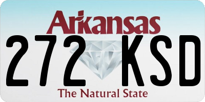 AR license plate 272KSD