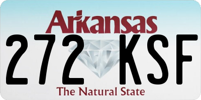 AR license plate 272KSF