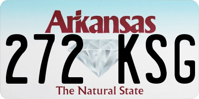 AR license plate 272KSG