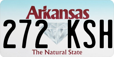 AR license plate 272KSH