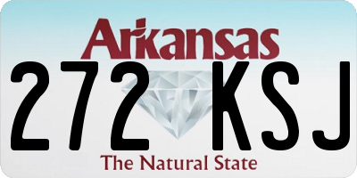 AR license plate 272KSJ