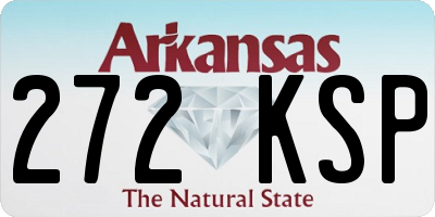 AR license plate 272KSP
