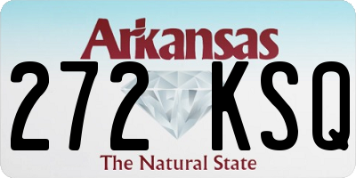 AR license plate 272KSQ