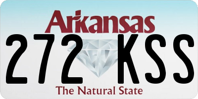 AR license plate 272KSS