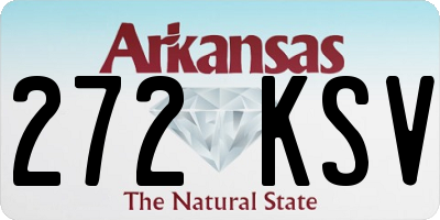 AR license plate 272KSV