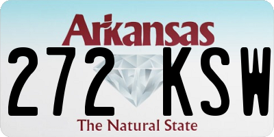 AR license plate 272KSW