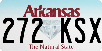 AR license plate 272KSX