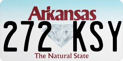AR license plate 272KSY