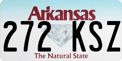 AR license plate 272KSZ