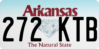AR license plate 272KTB