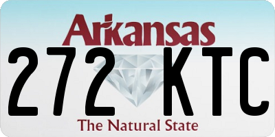 AR license plate 272KTC