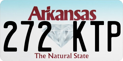 AR license plate 272KTP