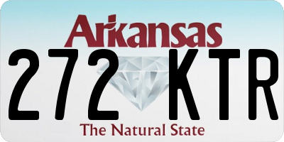 AR license plate 272KTR