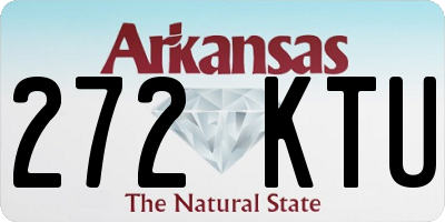 AR license plate 272KTU
