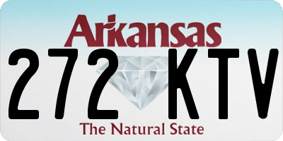 AR license plate 272KTV