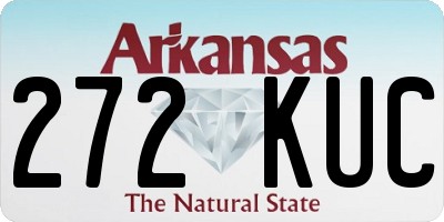AR license plate 272KUC