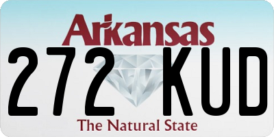 AR license plate 272KUD