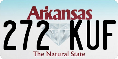 AR license plate 272KUF