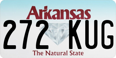 AR license plate 272KUG