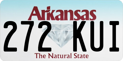 AR license plate 272KUI