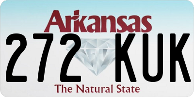 AR license plate 272KUK