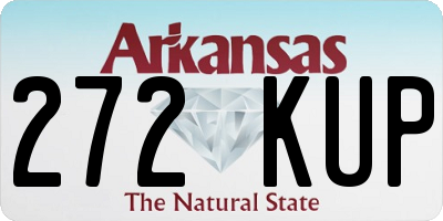 AR license plate 272KUP