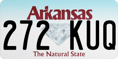 AR license plate 272KUQ
