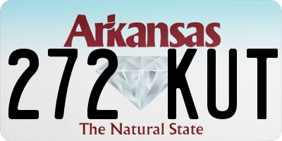 AR license plate 272KUT