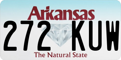 AR license plate 272KUW