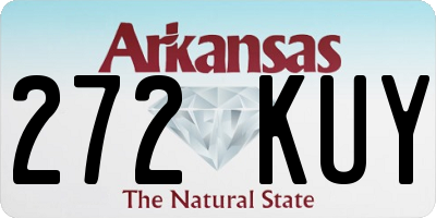 AR license plate 272KUY