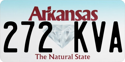 AR license plate 272KVA