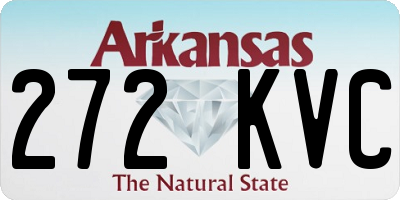 AR license plate 272KVC