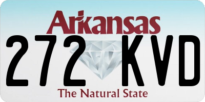 AR license plate 272KVD