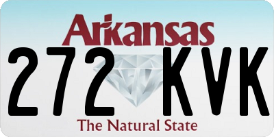 AR license plate 272KVK