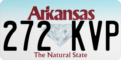 AR license plate 272KVP