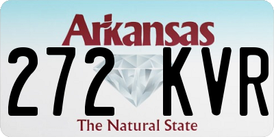 AR license plate 272KVR