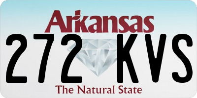 AR license plate 272KVS
